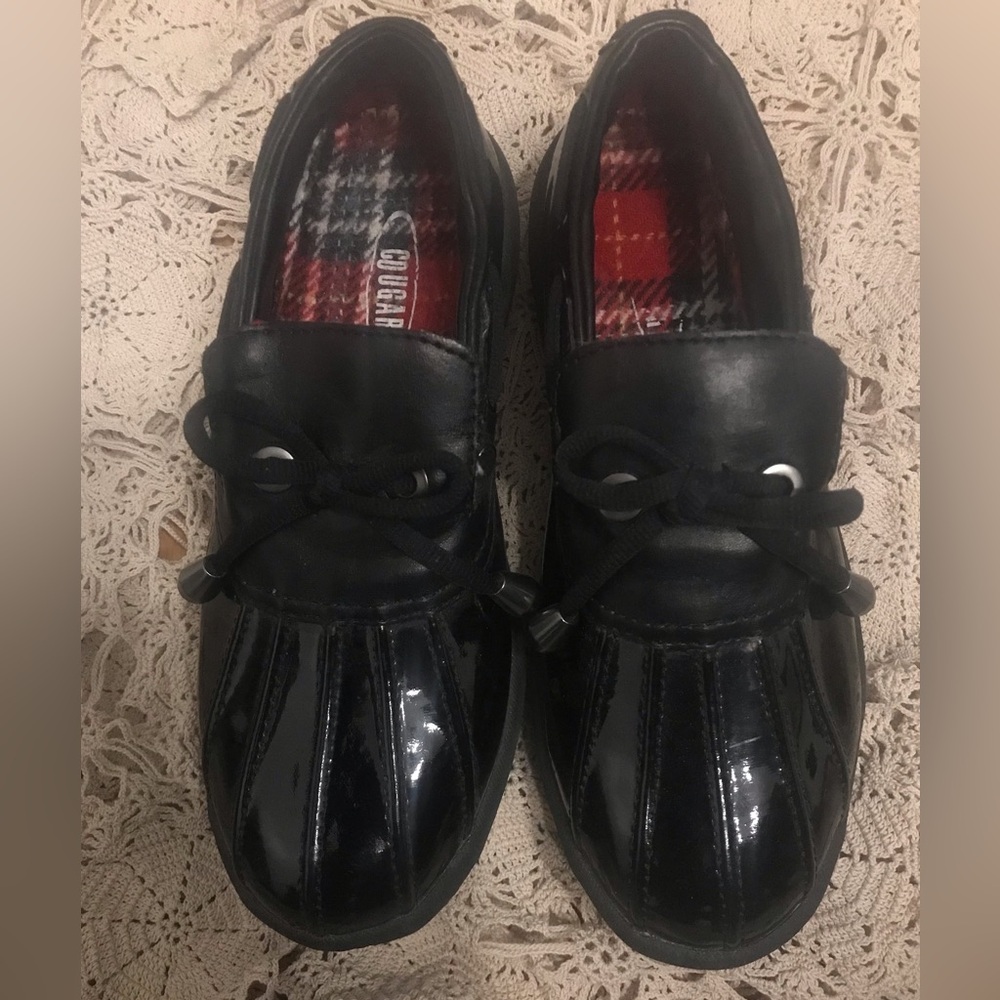 Cougar Black Duck Boots - Size 6